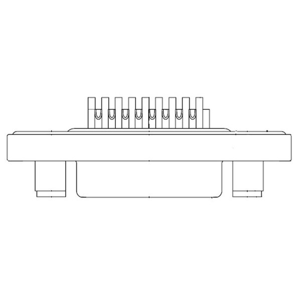 Molex Fct High-Density Waterproof D-Sub Connector, Female, Straight, Solder Cup 1731100036